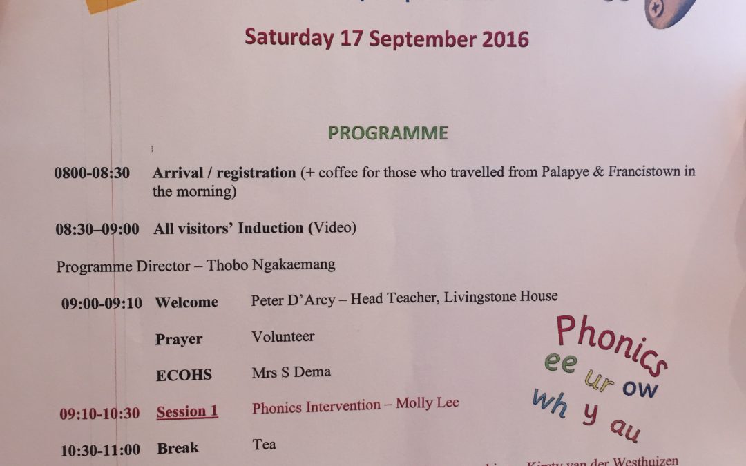 CHOPS Teachers’ Conference – Orapa, Botswana